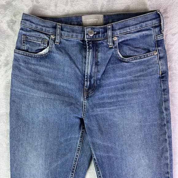 Everlane 'The Cheeky' Jean Women's 29 Medium Wash Straight Jeans Blue Classic - Picture 3 of 14
